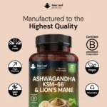 Ashwagandha & Lions Mane | 120 Capsules - Image 3