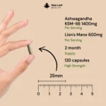 Ashwagandha & Lions Mane | 120 Capsules - Image 5