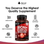 Iron Complex | 180 Tablets - Image 4