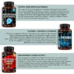 The Wind Down Sleep Bundle: Magnesium Glycinate + Montmorency Cherry + L-Theanine (Non-Melatonin) - Image 3