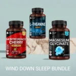 The Wind Down Sleep Bundle: Magnesium Glycinate + Montmorency Cherry + L-Theanine (Non-Melatonin) - Image 4