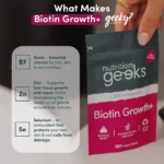 Biotin Growth+ 10,000µg | Hair, Skin & Nails - Image 8