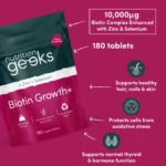Biotin Growth+ 10,000µg | Hair, Skin & Nails - Image 6