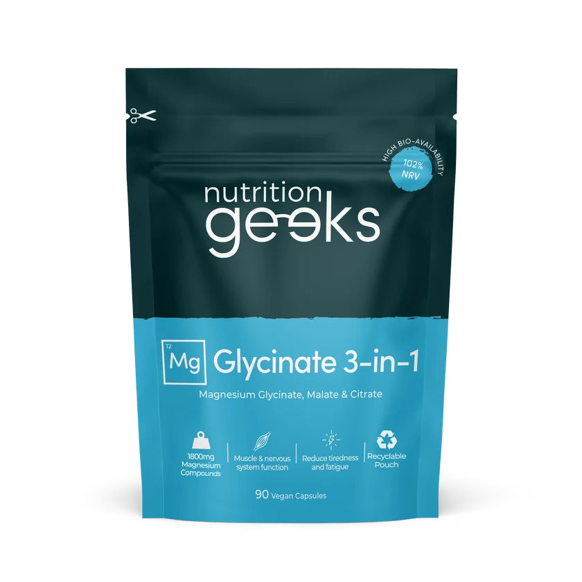 magnesium-glycinate-3-in-1-nutrition-geeks-image-position_dbd9aad3 Magnesium Glycinate 3-in-1 | 90 Capsules - Image 1